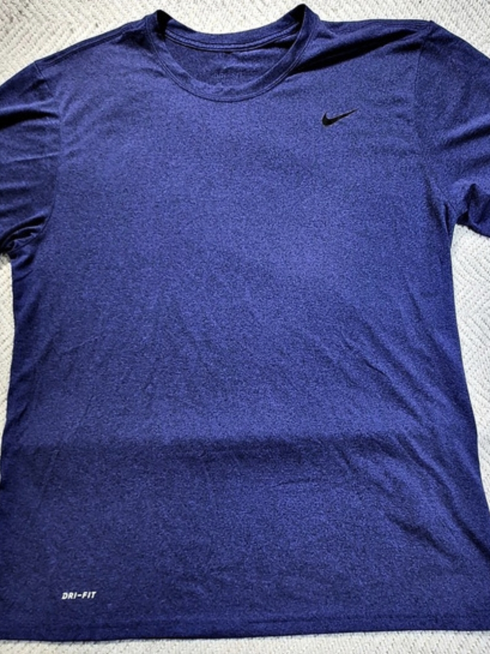 Nike Dri-FIT Short Sleeve Athletic Tee Blue Size XL